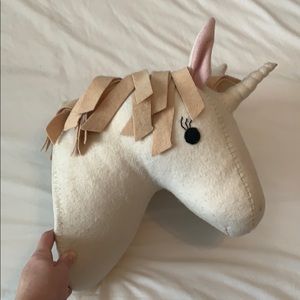 Stuffed Unicorn Taxidermy Head